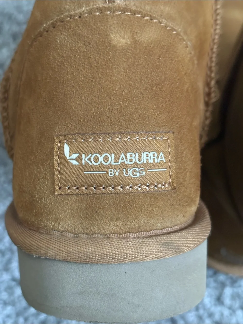 Koolaburra Chestnut Suede Shearling-Lined Winter Boot